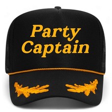 Party Captain Foam Mesh Back Hat