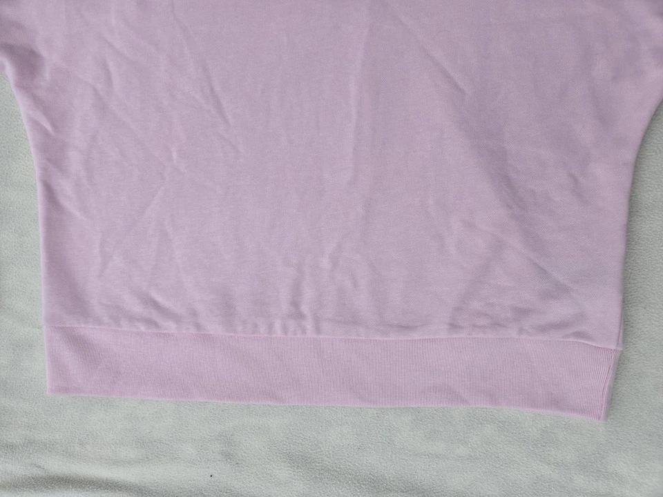 Adidas Sudadera Mujer Mediana Rosa Cuello en V 3 Rayas Pullover Top Atlético Foto 4 de 4