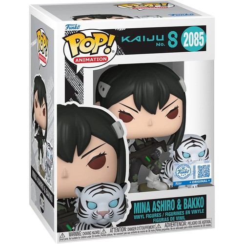 NEW | Kaiju No. 8 Mina Ashiro & Bakko Funko Pop! #2085 EE Exclusive