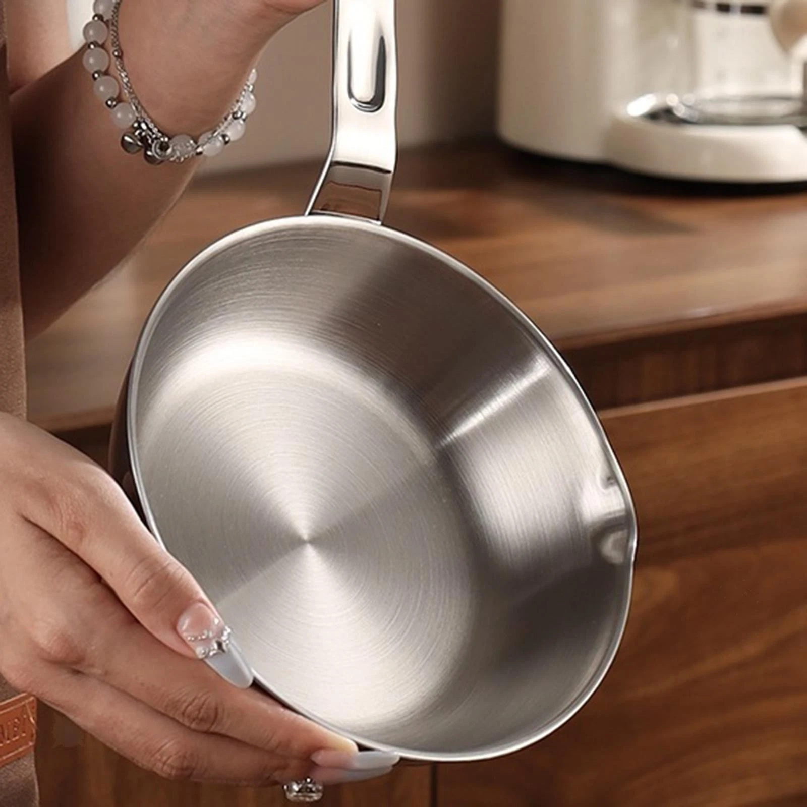 Egg Frying Pan Heat Resistant Saute Pan for Gas Stoves Kitchen Electric