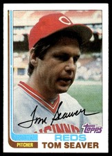 Tom Seaver 1982 Topps #30 Cincinnati Reds FREE SHIPPING AutographDen