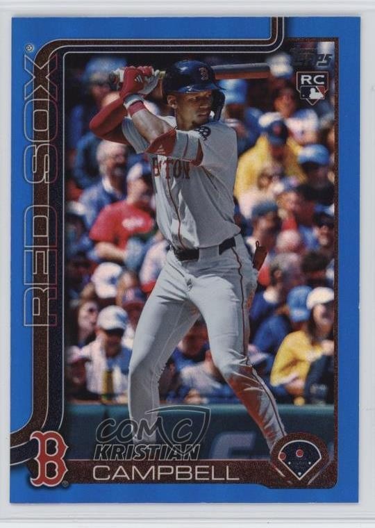 2025 Topps Update Blue Rainbow Foil 130/150 Kristian Campbell #US1 06l3