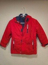 Kids Lands' End Red Winter Coat Size N 6/7