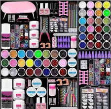 Acrylic Nail Kit Acrylic Powder With Acrylic Liquid For Gel Nails With Uv...