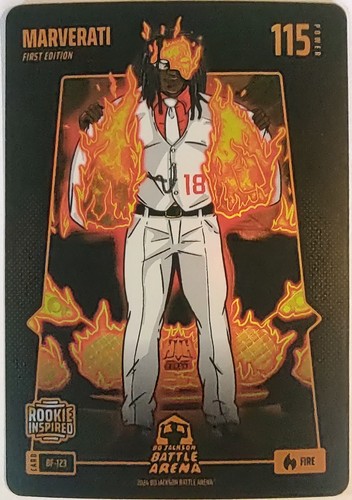 Bo Jackson Battle Arena - "Marvetati" Marvin Harrison Jr - Fire Battlefoil RC,SP