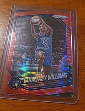2025 Panini Prizm WNBA Courtney Williams Red Pulsar Prizm /299 Lynx #69