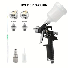 New Mini Hvlp Air Spray Gun Auto Car Detail Touch up Paint Sprayer Spot Repair