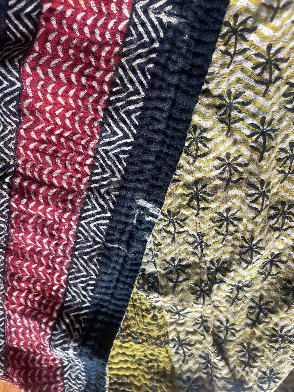 Mieko Mintz Reversible Patchwork Quilted Kimono J… - image 6