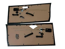 OEM SUZUKI SAMURAI SJ410 SJ413 SIERRA GYPSY INSIDE COMPLETE DOOR PANEL KIT