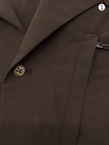 Chaqueta SANDWATER 2 de otras marcas de nailon marrón lisa SW-J0201 usada - Imagen 6 de 7