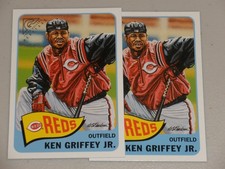 2001 Topps Gallery Heritage #6 Ken Griffey Jr Lot of 2