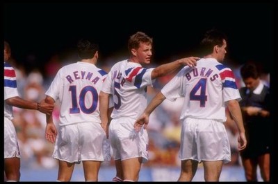 Erik Imler of USA stands field a game v Italy Olympic Games Barcel- Old Photo