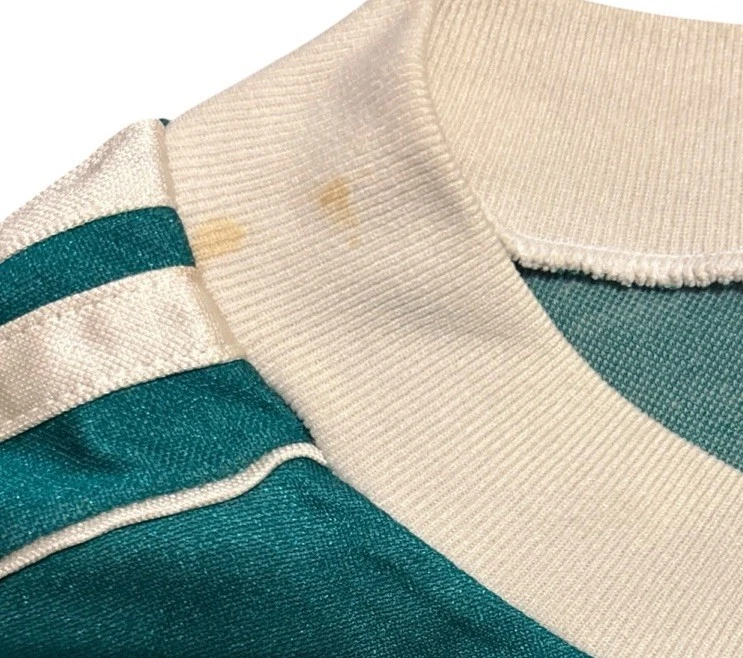 Camiseta de fútbol vintage años 80 Adidas S manga larga desteñida logotipo verde envejecida Foto 4 de 4