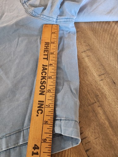 Quiksilver Chino Shorts Mens 36 Blue Embroidered Logo Surf Beach Casual - Picture 4 of 7