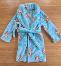 Disney's Frozen Elsa Girls Plush Robe Blue.please see measurements in pictures