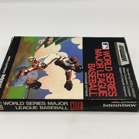 World Series Major League Intellivision ECS 1983 Mattel Edition Very Rare CiB