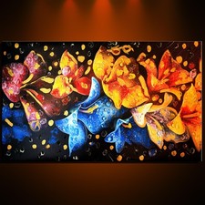Original Abstract Oil Painting Modern Art Canvas Home Deco 48