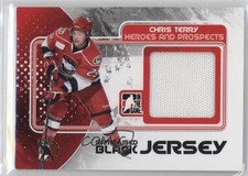 2010 ITG Heroes and Prospects Black Jersey Spring Expo 1/1 Chris Terry #M-08 2a8