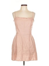 Reformation Women Brown Casual Dress L