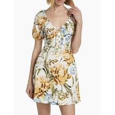Favorite Daughter The Beloved Floral Mini Dress Romantic Brunch Chic Size 14