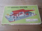 Vintage 1965 marx Sears 3436 flying wing service station in box never assembled