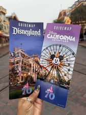 🎉NEW🎉 Disneyland and DCA 70th Celebration Map Guide 2025