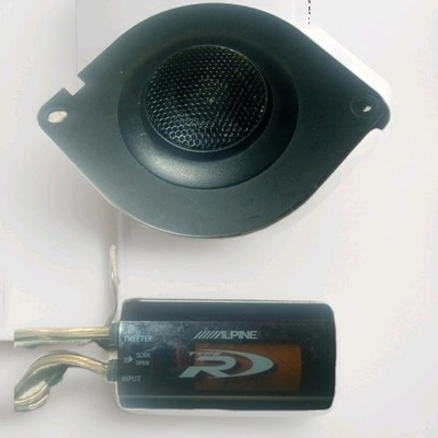 Alpine SPR-10TW Type R Series 1 '' Car  Tweeter, With Type R Series Crossover.
