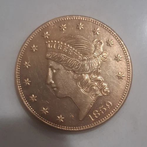 Photo of a 1859-P Liberty Eagle from an eBay listing that sold on Jul 7, 2026