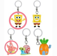 Jouet capsule Gacha Bob l'éponge Mejirushi accessoire porte-clés Gacha clé...