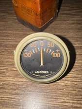 Very Rare Vintage Stewart Warner Amperes Ammeter Gauge - For Ww2 G147 Half Track Very Rare Vintage Stewart Warner Amperes Ammeter Gauge - For Ww2 G147 Half Track