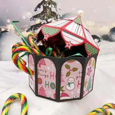 Gift Box Metal Cutting Die Cuts, Christmas Gift Box Dies Embossing Stencils DIY