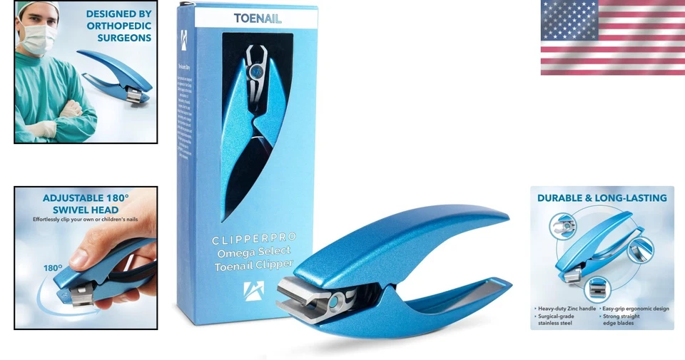 Cortaúñas ClipperPro Omega - Edición Azul Foto 2 de 4