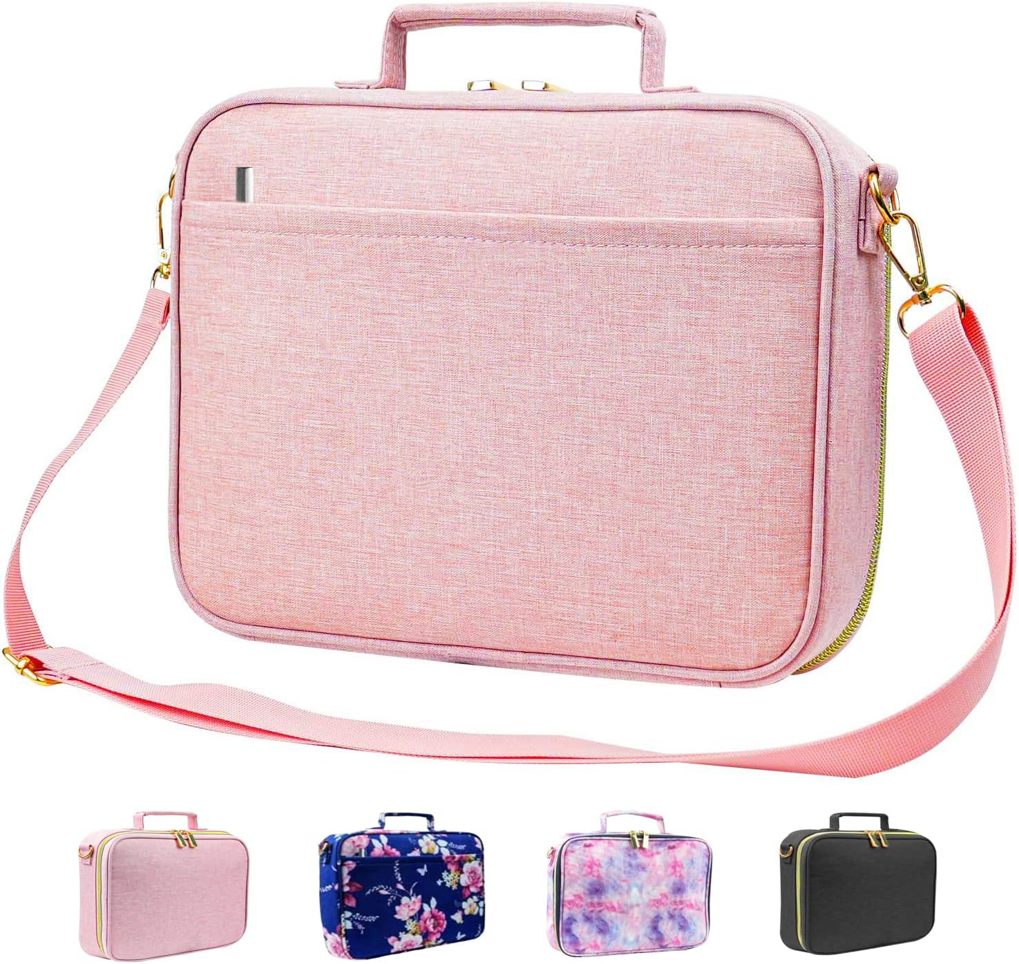 Women's Bible Cover with Handle, Zipper & Adjustable Strap