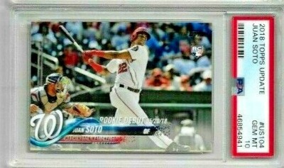 2018 Topps Update Juan Soto PSA 10 RC | eBay