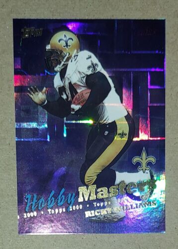 2000 Topps RICKY WILLIAMS #HM2 Rainbow Foil Hobby Masters New Orleans Saints