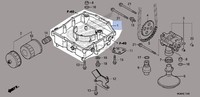 Honda 1998-2015 VFR ÖLwanne Neu 11210-MBG-010 OEM