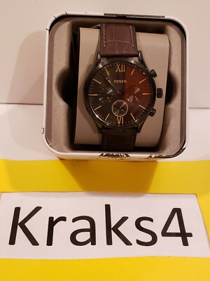 Fossil BQ2472 Fenmore Midsize Multifunction Brown Leather Watch