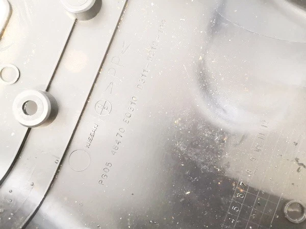 Nissan X-Trail 2005 columna de dirección capó panel de ajuste inferior 48470eq #1057059-13 Foto 3 de 4