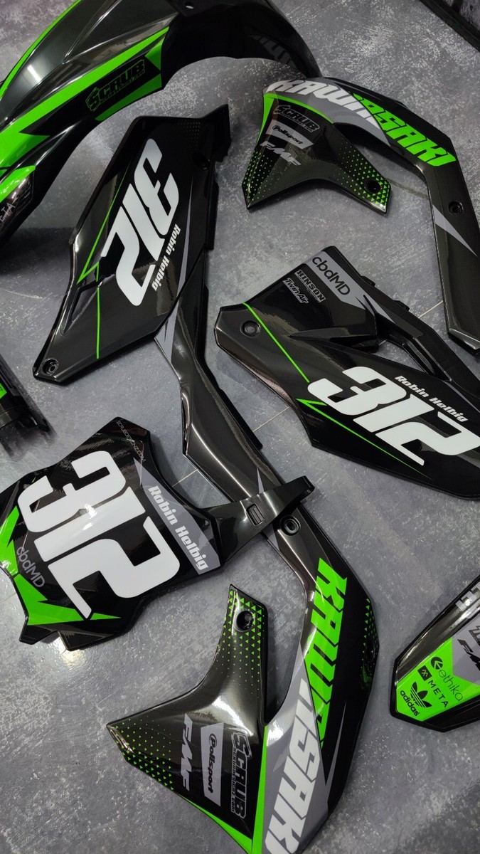 Plastics + Graphics Kawasaki KX450 2019-2023 KX250 2021-2024 KXF