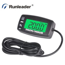 Digital Hour Meter Tach Rpm Alert Maintenance Reminder For Lawn Mower Generator