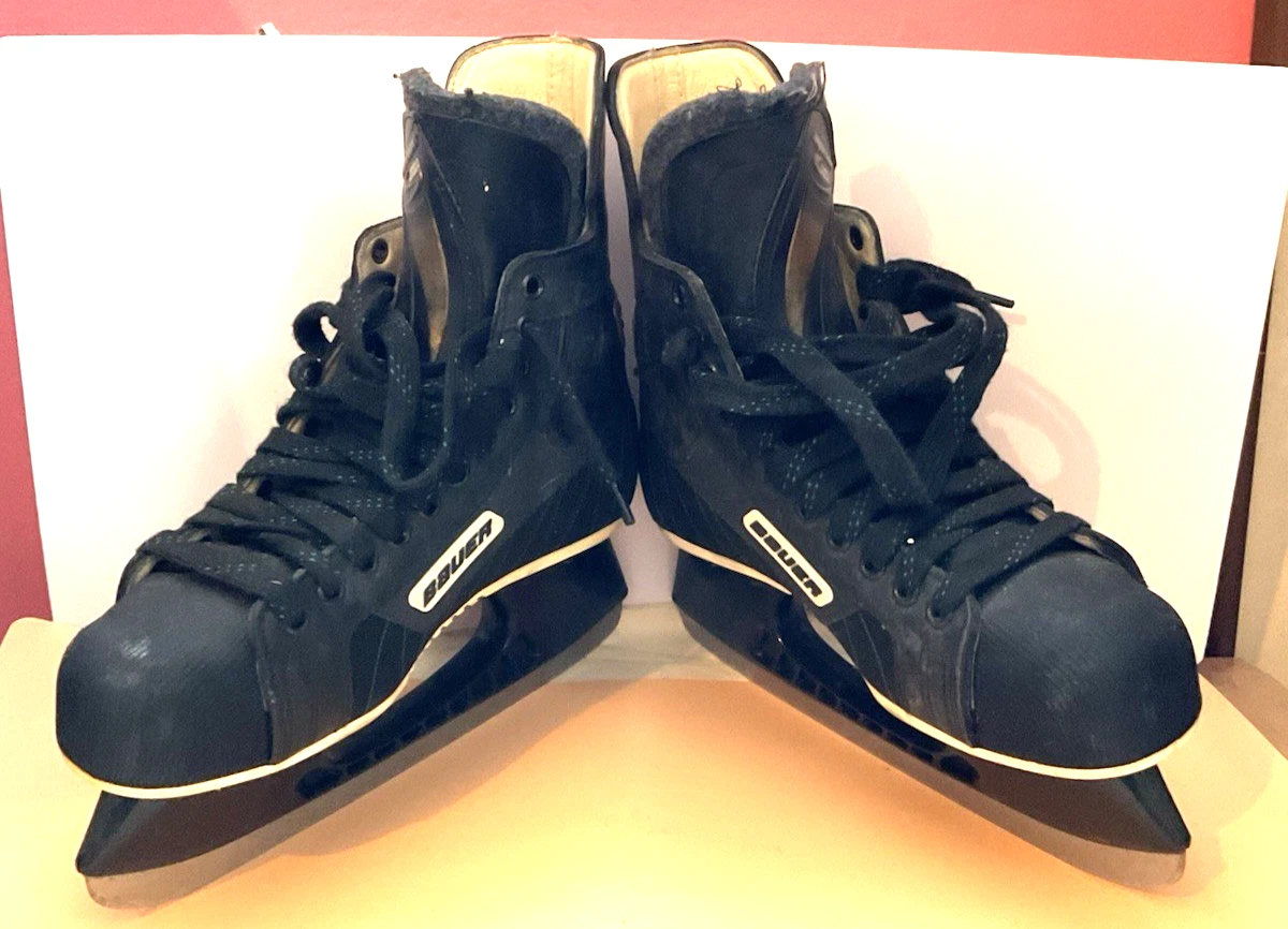 Chaussures de patinage homme Bauer Supreme 30 30 noir en acier inoxydable pointure 10D Tuuk + BELLES !