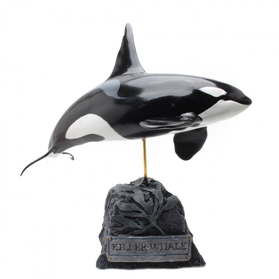 Kaiyoukoubou Killer Whale orca Real Figure Fish Carving From
