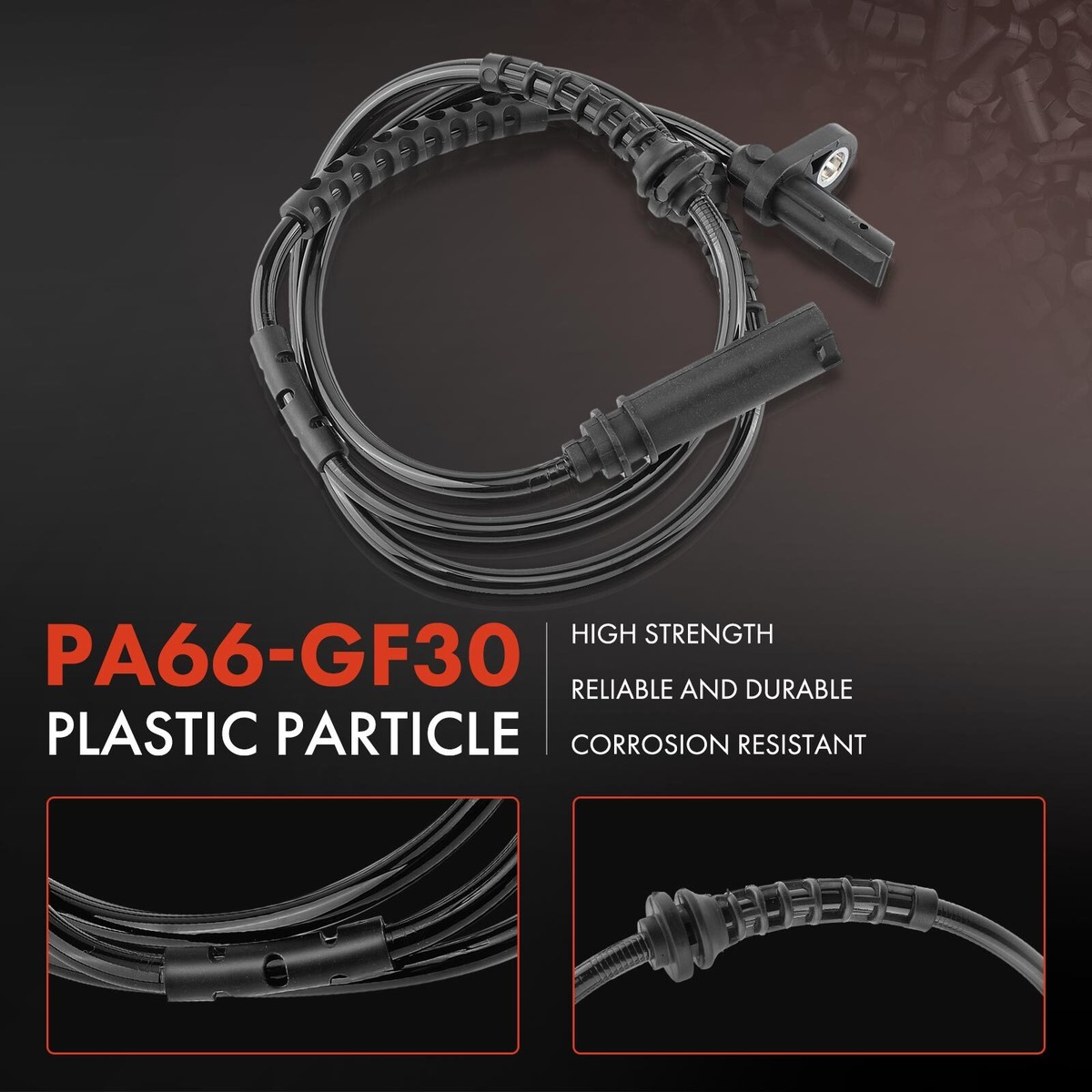 Sensore ABS Ruota Anteriore Per BMW Serie 5,6,7 - Compatibile Con 34526853859, 2 Poli, Lunghezza 960mm - Foto 9