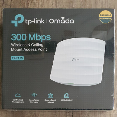 TP-LINK   Omada EAP115 WLAN Access Point - Weiß   NEU & OVP