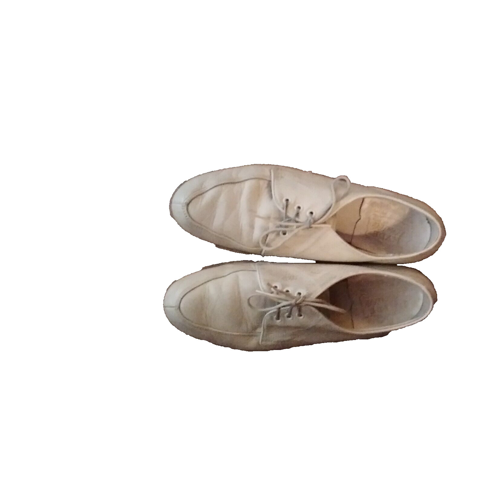 Size 10.5 Lace Up  Beige