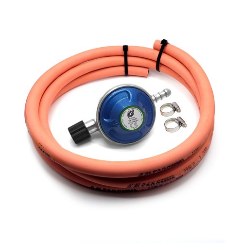 Campingaz Typ 29 Mbar Gas Regler Mit HP Schlauch Und 2 Clips Für 907 904 901 G - Bild 4 von 4