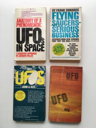 UFO Book Lot Why UFOs, UFOs the Whole Story +