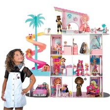 LOL Surprise Puppenhaus mit 85 Überraschungen 4-stöckig OMG Fashion Kinder Spielset NEU