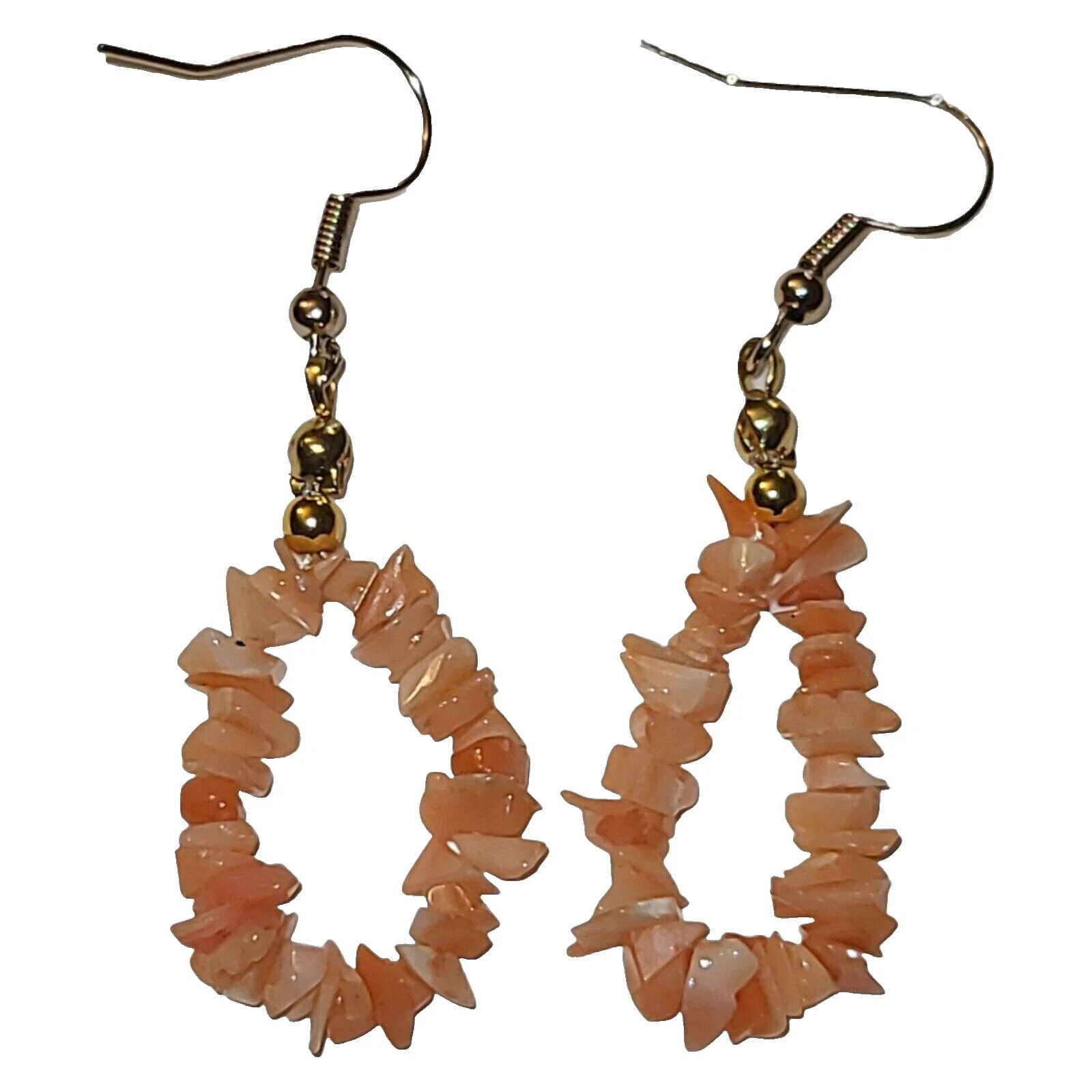 Shell Coral Pendientes hechos a mano