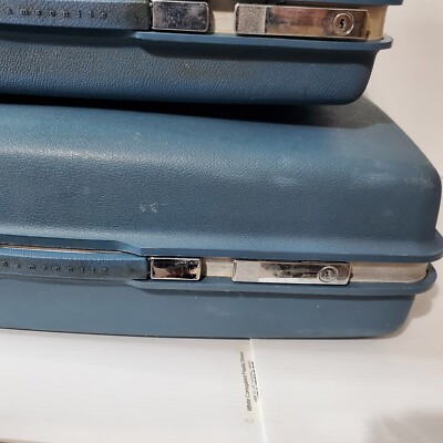 Vintage Lot Set 3 Samsonite Saturn Suitcase Luggage Makeup Carrie